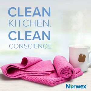 COPY - Norwex LE Fuchsia Diamond Texture Kitchen Towel ***no cloth, towel only*…